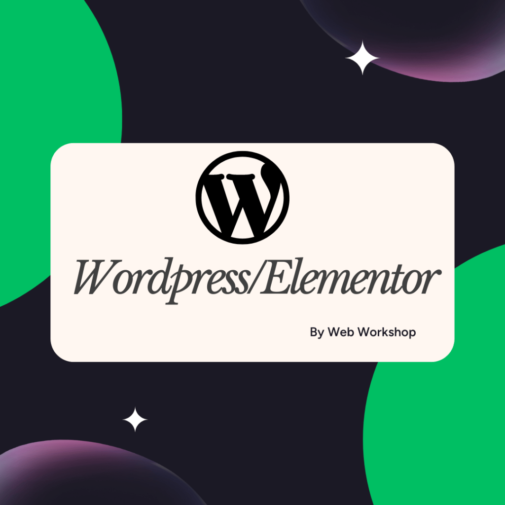 Wordpress/Elementor website design by web workshop